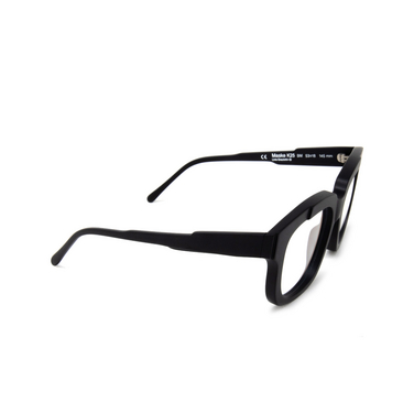 Kuboraum K25 Eyeglasses BM black matt - three-quarters view