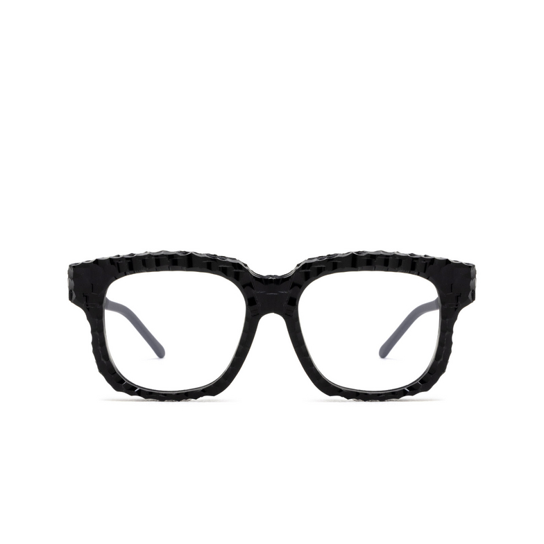 Kuboraum K25 Eyeglasses BM OS black matt & handcraft finishing - 1/4