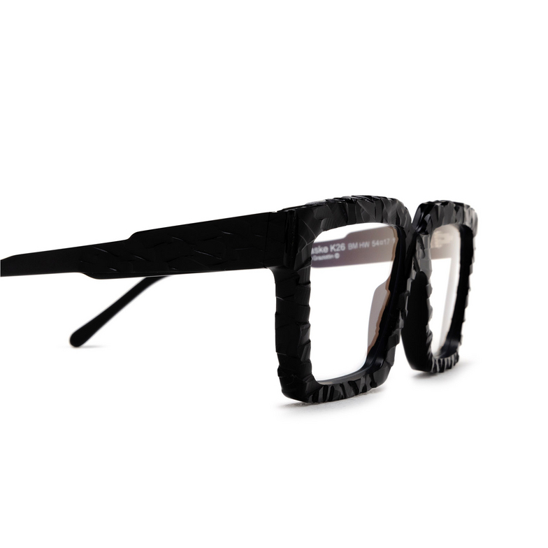 Kuboraum K26 Eyeglasses BM HW black matt - 3/4