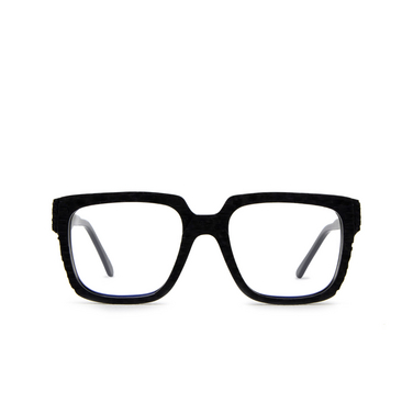Kuboraum K3 Eyeglasses bm er black matt handcraft finishing - front view