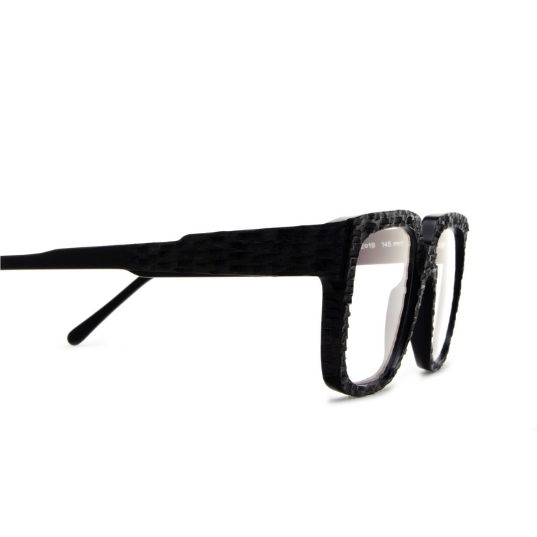 Kuboraum K3 Eyeglasses BM ER black matt handcraft finishing - 3/4