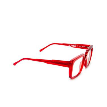 Kuboraum K3 Eyeglasses rd red - three-quarters view