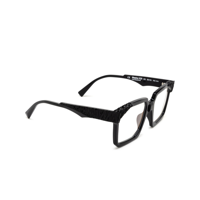 Kuboraum K30 Eyeglasses BS RP black shine & handcraft finishing - 2/4