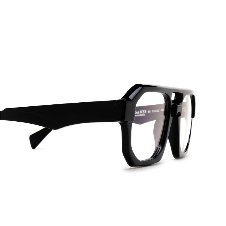 Kuboraum K33 Eyeglasses BS black shine - 3/4