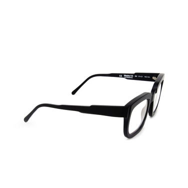 Kuboraum K4 Eyeglasses bm black matt - three-quarters view