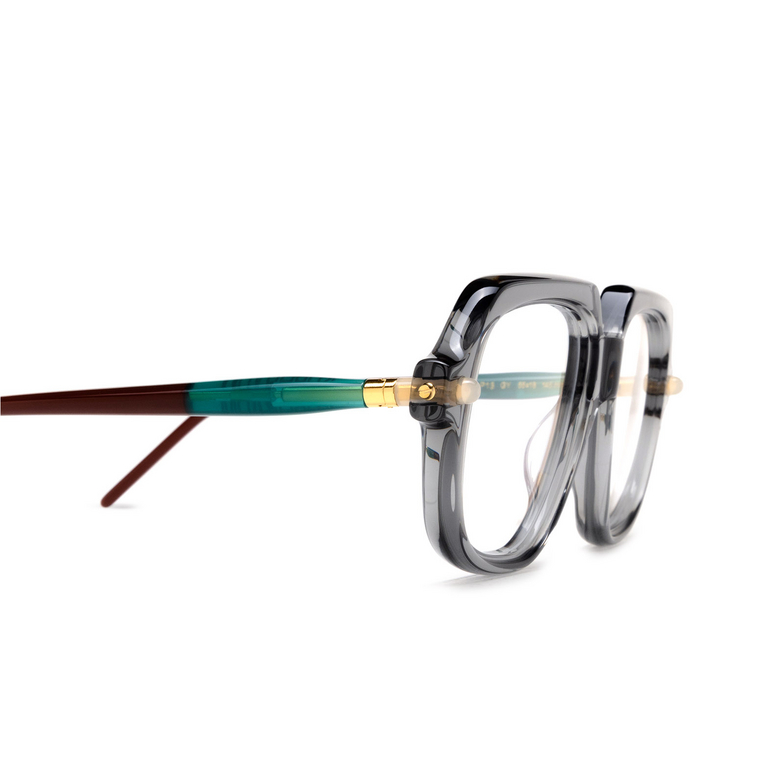Kuboraum P13 Eyeglasses GY grey & green - 3/4