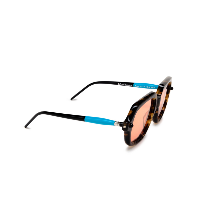 Kuboraum P13 Sunglasses HA havana & blue - 2/4