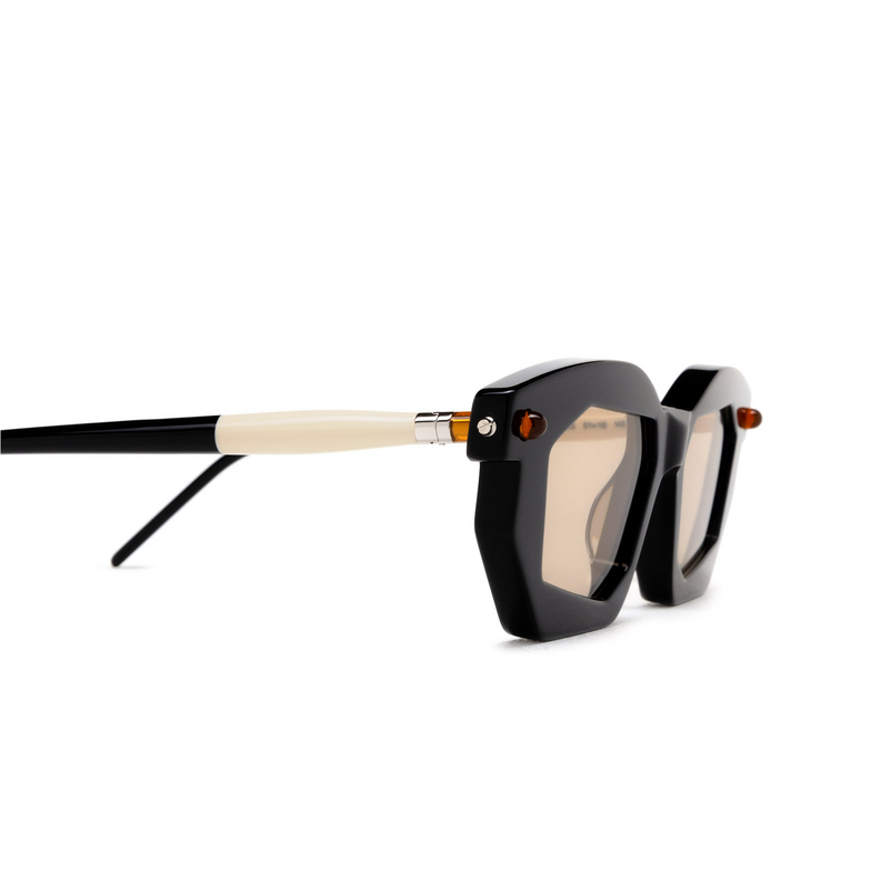 Kuboraum P14 Sunglasses BS black shine & cream - 3/4