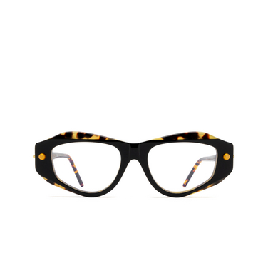 Kuboraum P15 Eyeglasses HBS havana black shine & black shine & havana - front view