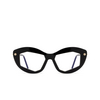 Kuboraum P16 Eyeglasses BSG black shine & green & brown - product thumbnail 1/4