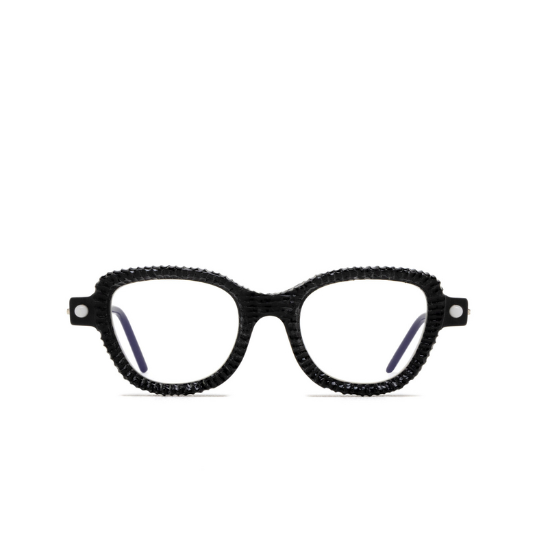Kuboraum P5 Eyeglasses BM GH black matt & grey havana & black shine - 1/4