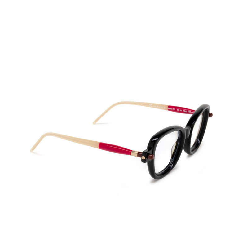 Kuboraum P5 Eyeglasses BS RS black shine & crimson - 2/4