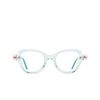 Kuboraum P5 Eyeglasses WT water & black shine & tiffany blue - product thumbnail 1/4