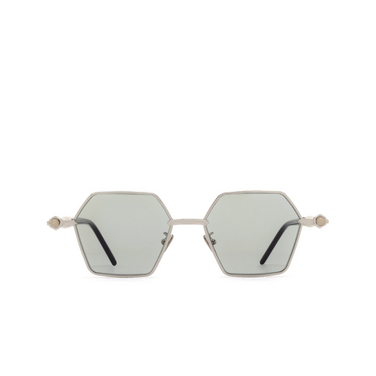 Kuboraum P70 Sunglasses sar silver & artichoke & black shine - front view