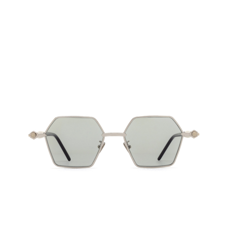 Kuboraum P70 Sunglasses SAR silver & artichoke & black shine - 1/4