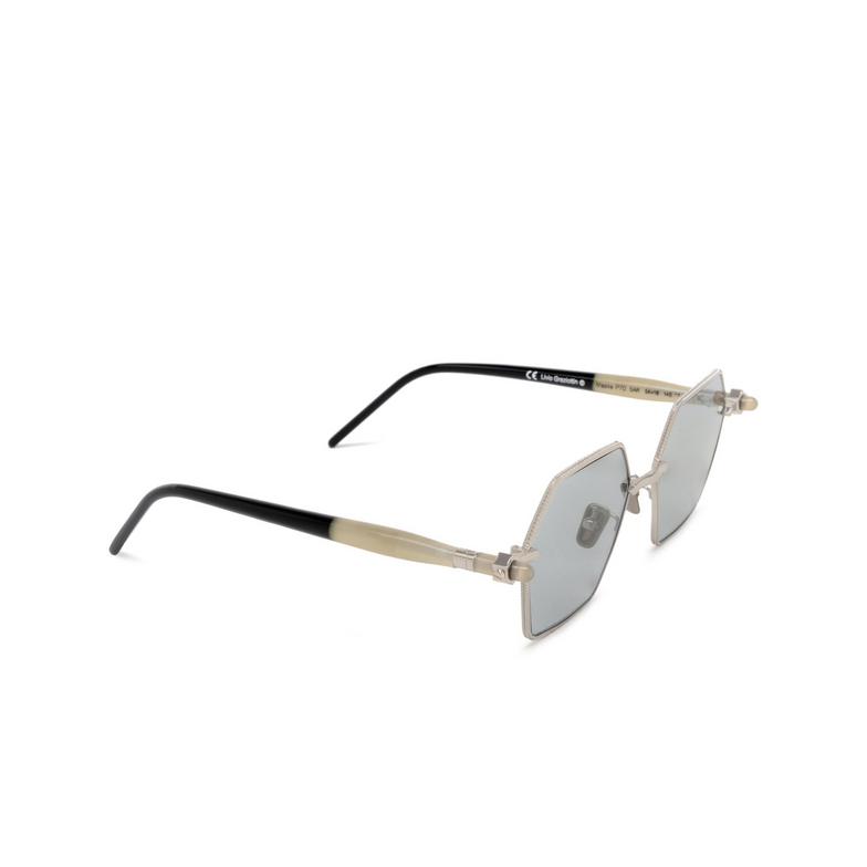 Kuboraum P70 Sunglasses SAR silver & artichoke & black shine - 2/4