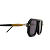 Gafas de sol Kuboraum P8 SUN BMK black matt & kaki - Miniatura del producto 3/4