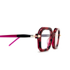 Kuboraum P9 Eyeglasses FH fuchsia havana & black shine - product thumbnail 3/4