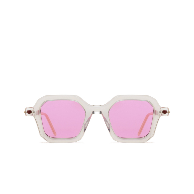 Kuboraum P9 Sunglasses LG transparent grey & carmin rose & sand - 1/4