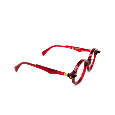 Kuboraum Q7 Eyeglasses red red & red - three-quarters view
