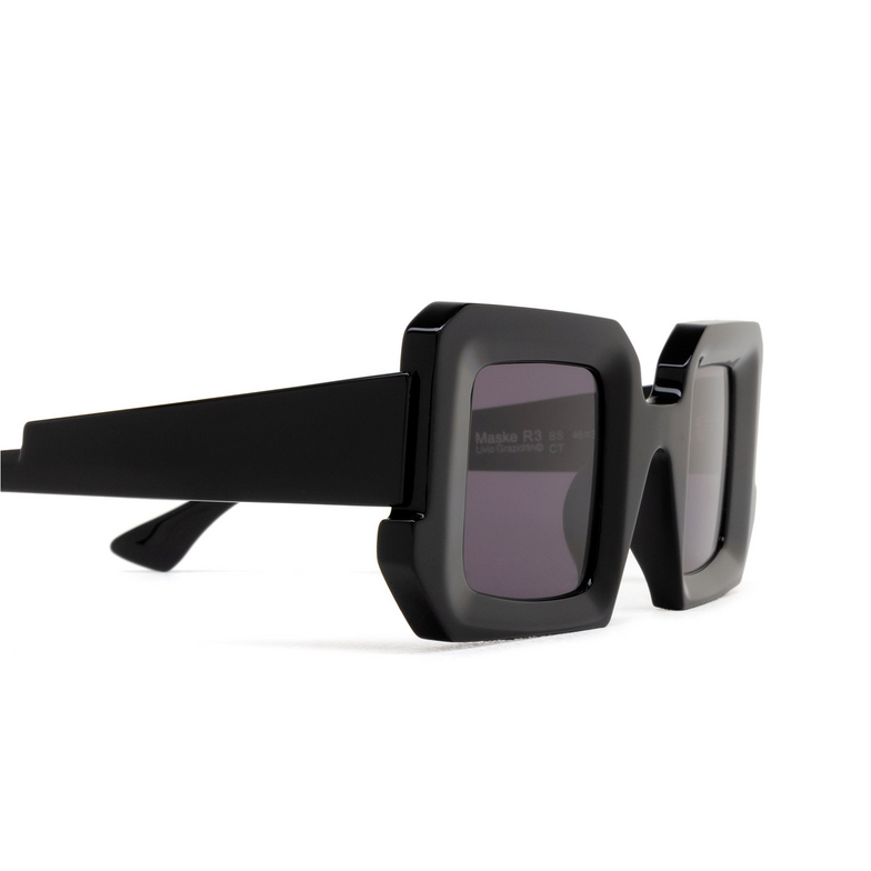 Kuboraum R3 CT Sunglasses BS CT black shine - 3/4
