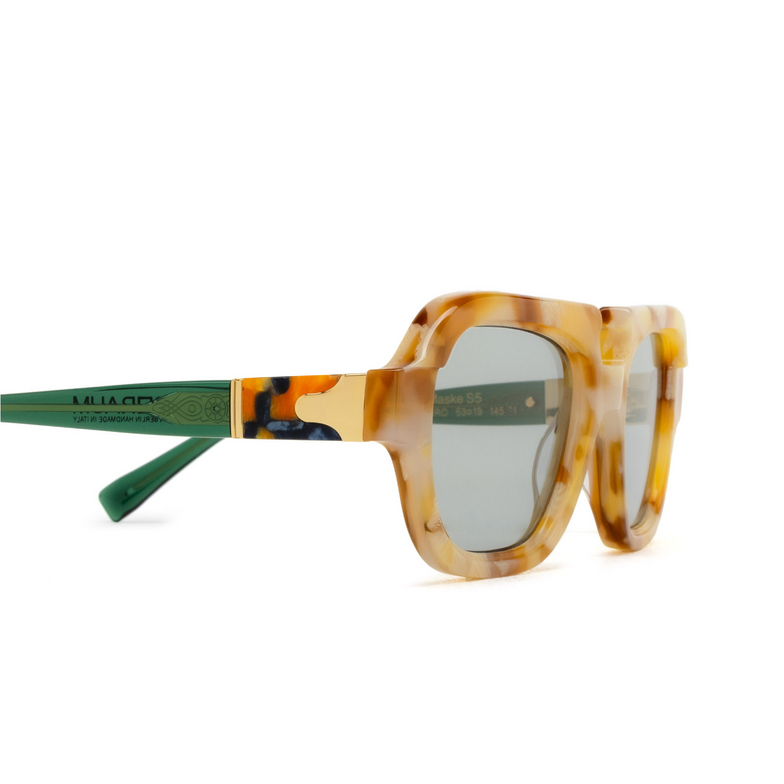 Kuboraum S5 Sunglasses DRO desert rose & transparent green - 3/4