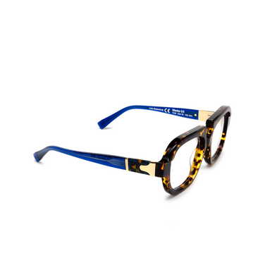 Kuboraum S5 Korrektionsbrillen tor tortoise & transparent blue - Dreiviertelansicht