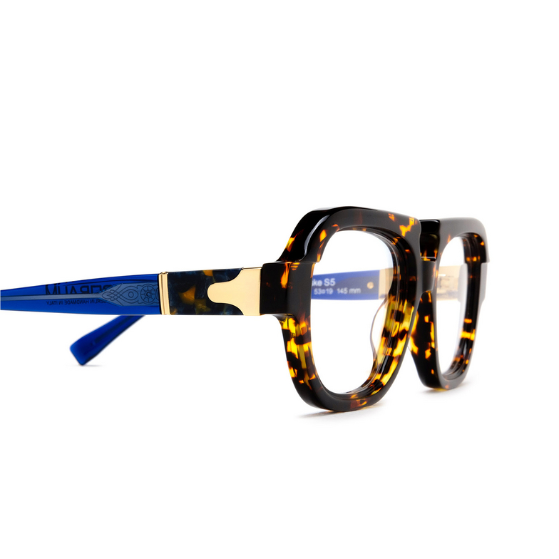 Gafas graduadas Kuboraum S5 TOR tortoise & transparent blue - 3/4