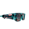 Kuboraum T9 Sunglasses HTQ turquoise havana - product thumbnail 3/4