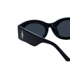 Linda Farrow BERTA Sunglasses 1 black / silver - product thumbnail 4/5