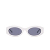 Linda Farrow BERTA Sunglasses 7 white / silver - product thumbnail 1/5