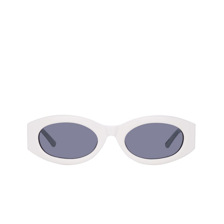 Linda Farrow BERTA Sunglasses 7 white / silver - 1/5
