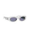 Gafas de sol Linda Farrow BERTA 7 white / silver - Miniatura del producto 2/5