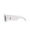 Occhiali da sole Linda Farrow BERTA 7 white / silver - anteprima prodotto 3/5