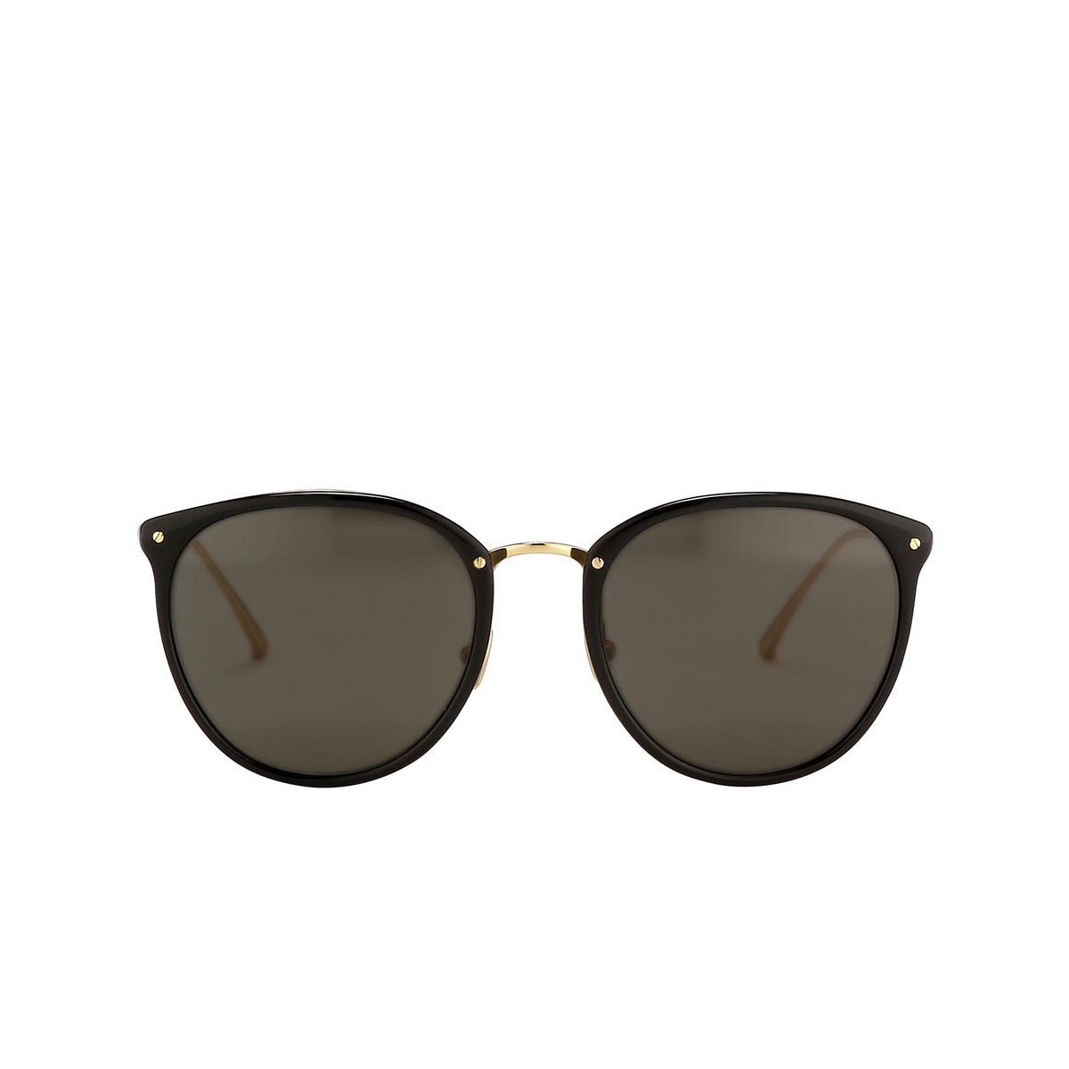 Linda Farrow CALTHORPE Sunglasses 13 Black / Yellow Gold - front view