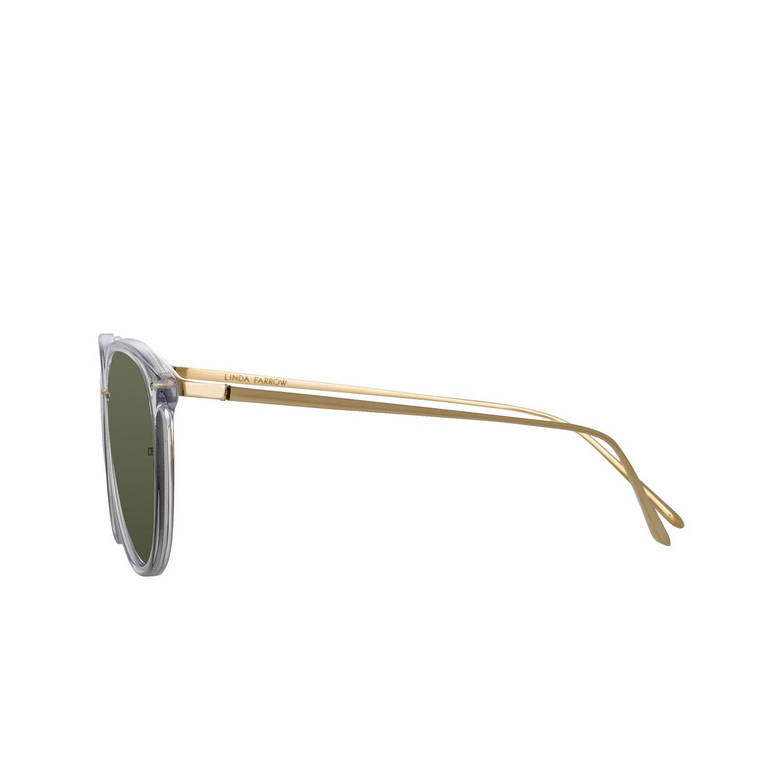 Linda Farrow CALTHORPE Sunglasses 76 clear / light gold - 3/5
