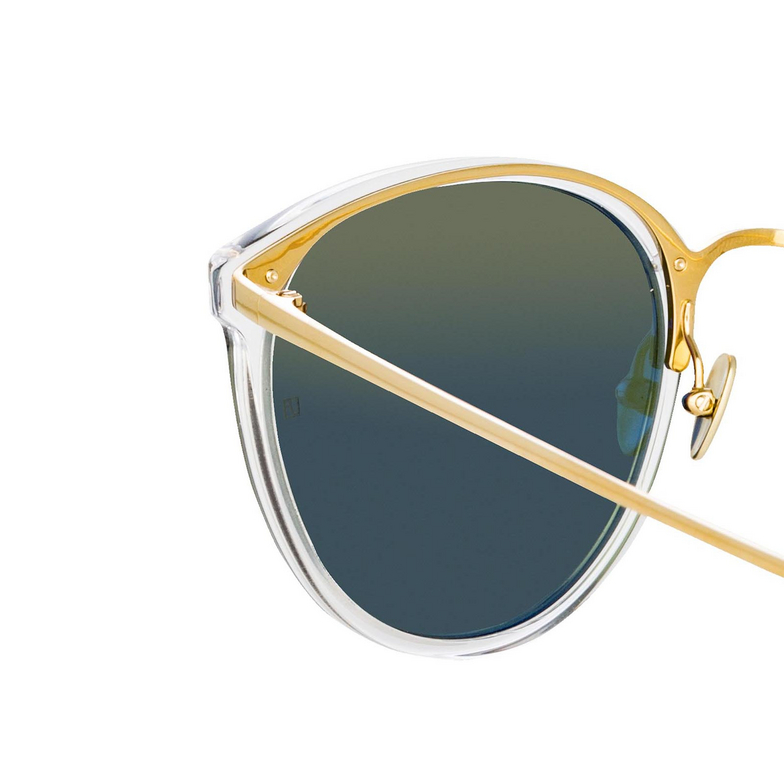 Linda Farrow CALTHORPE Sunglasses 76 clear / light gold - 4/5