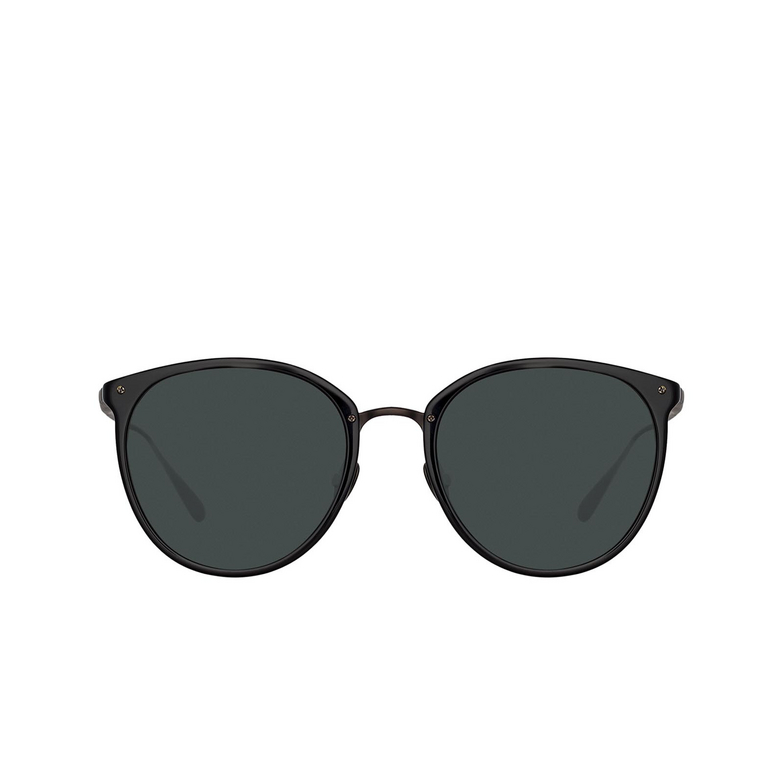 Linda Farrow CALTHORPE Sunglasses 79 black / matt nickel - 1/5