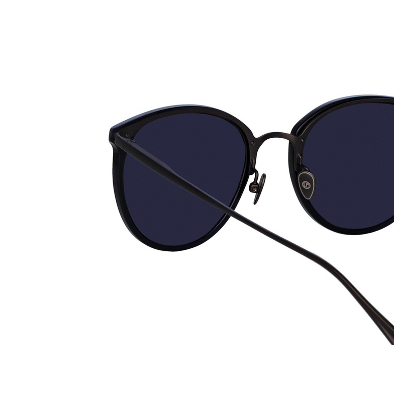 Linda Farrow CALTHORPE Sunglasses 79 black / matt nickel - 4/5