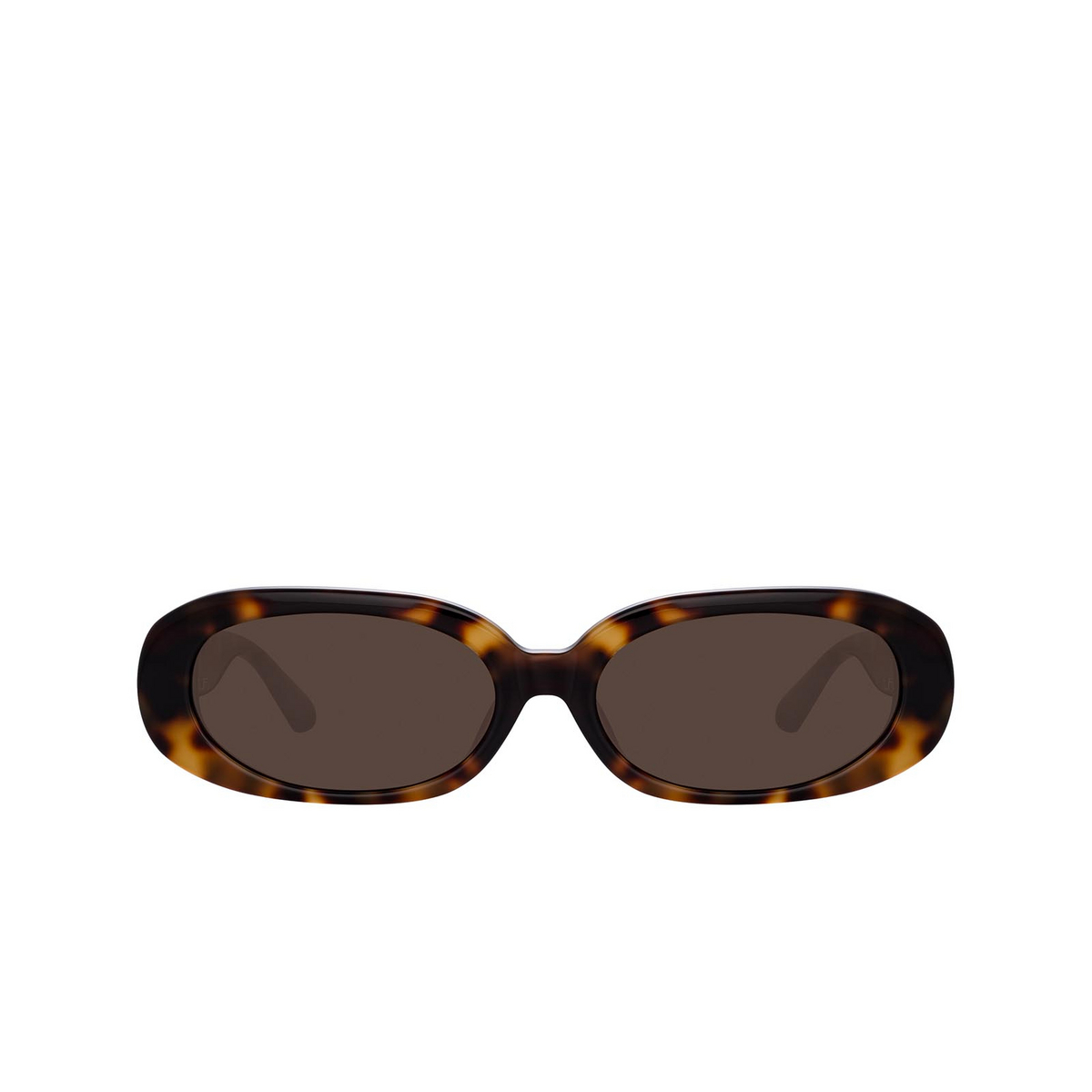 Linda Farrow CARA Sunglasses 2 T - Shell / Yellow Gold - front view