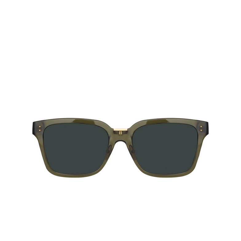 Linda Farrow DESIREE Sunglasses 6 translucent green / light gold - 1/5