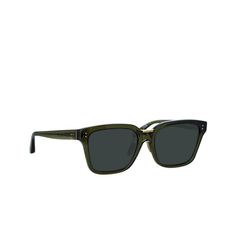 Linda Farrow DESIREE Sunglasses 6 translucent green / light gold - 2/5