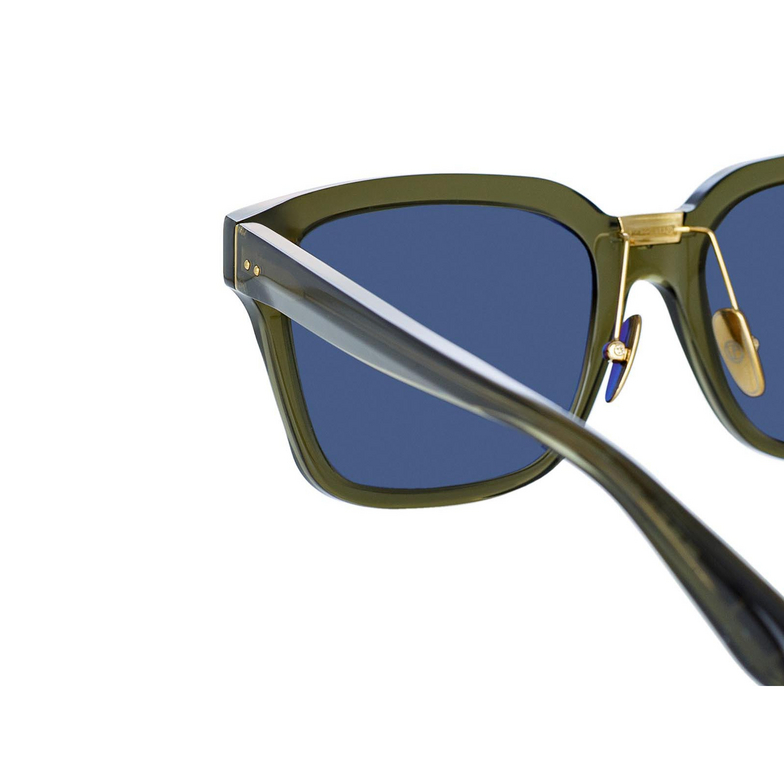Linda Farrow DESIREE Sunglasses 6 translucent green / light gold - 4/5