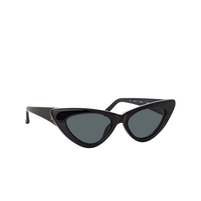 Linda Farrow DORA Sunglasses 1 black / yellow gold - 2/5