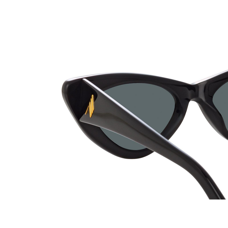 Linda Farrow DORA Sunglasses 1 black / yellow gold - 4/5