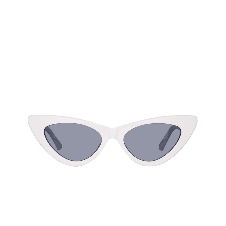 Linda Farrow DORA Sunglasses 12 white / silver - 1/5