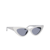 Linda Farrow DORA Sunglasses 12 white / silver - product thumbnail 2/5