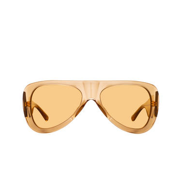 Linda Farrow EDIE Sunglasses 6 sand / gold - front view