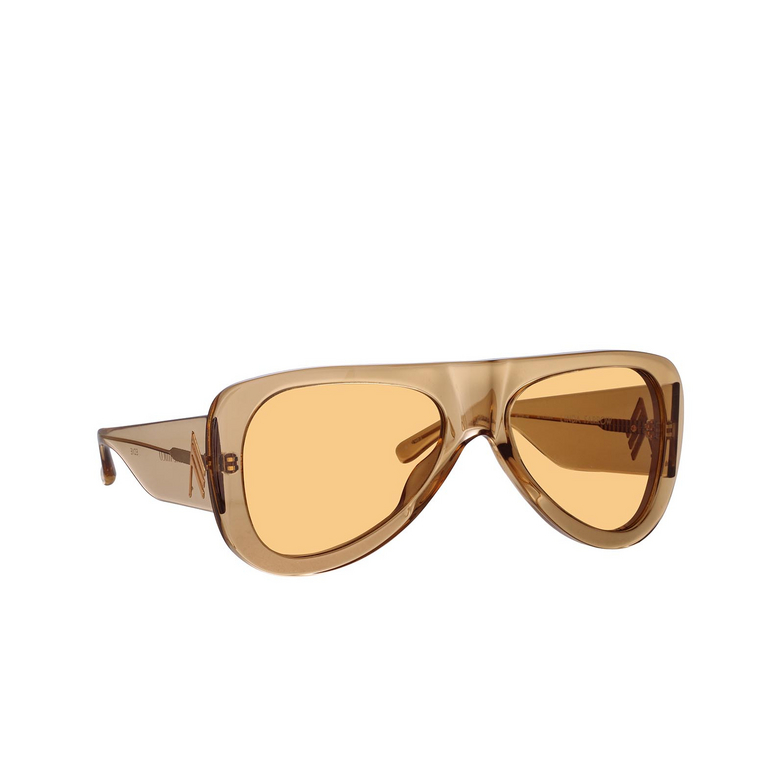 Linda Farrow EDIE Sunglasses 6 sand / gold - 2/5