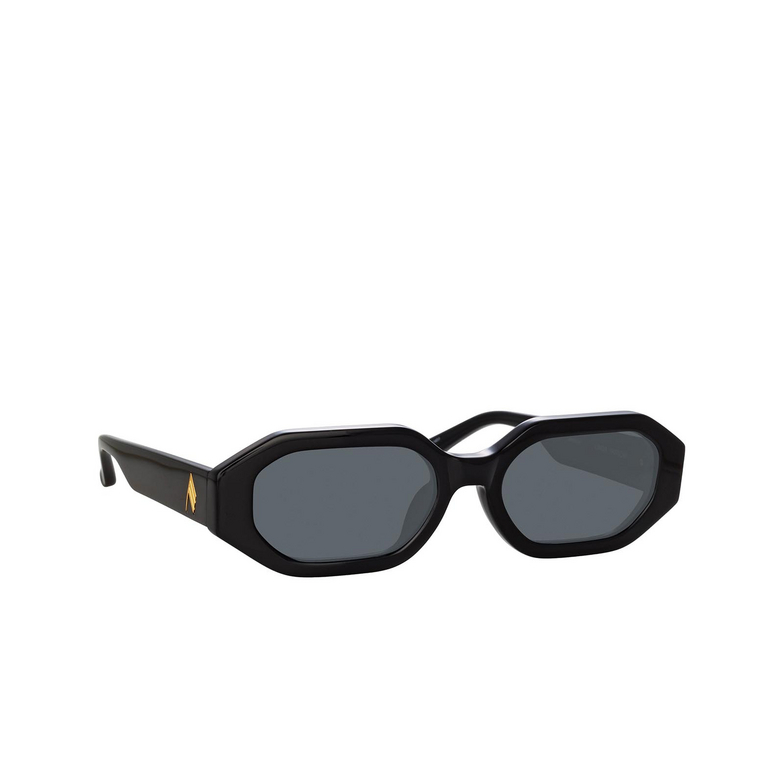 Linda Farrow IRENE Sunglasses 1 black / yellow gold - 2/5